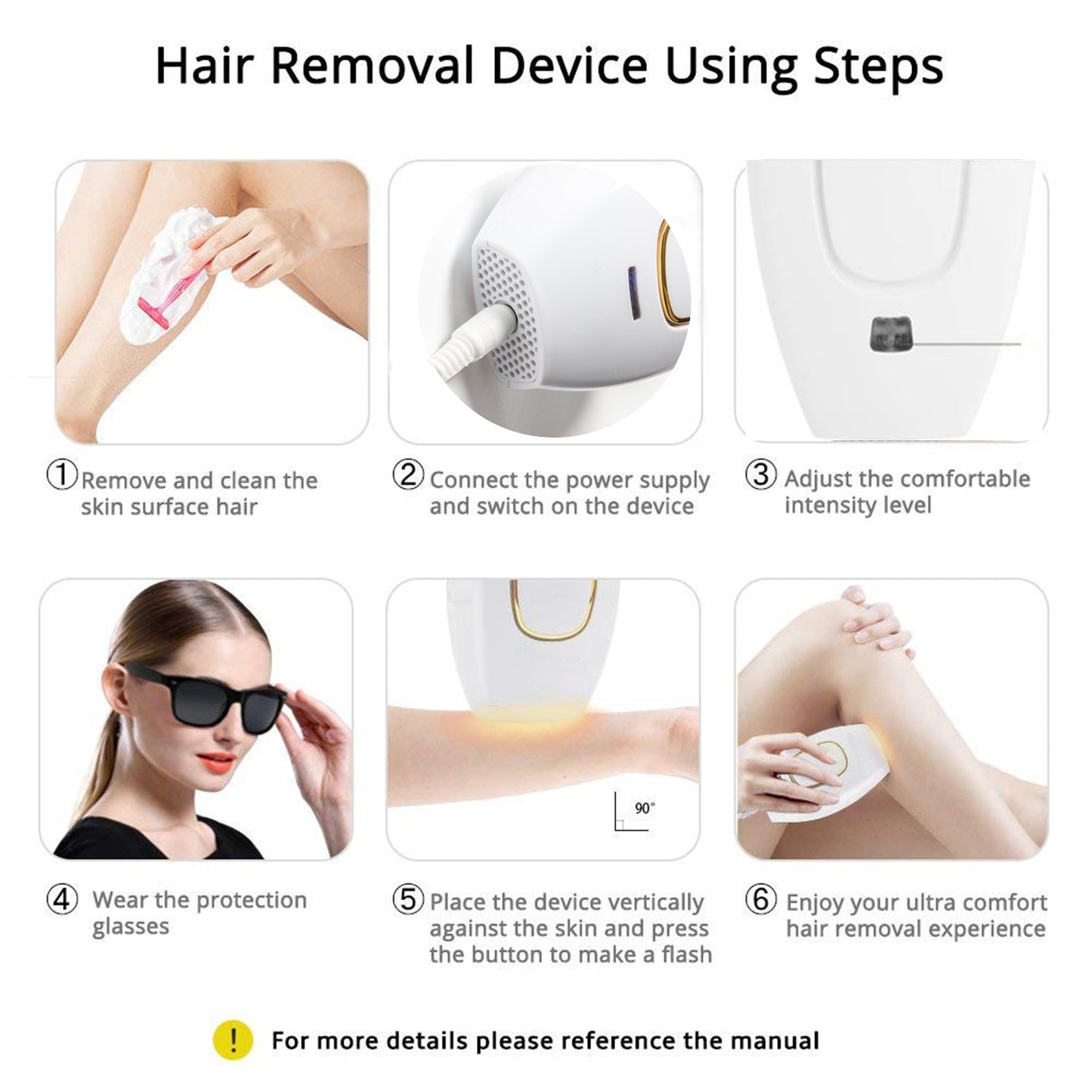 Hair Removal IPL Epilator for Women 500000 Flashes Epilator Hair Removal Device Shaving Machine Facial Epilator Women&#39;s Shaver
